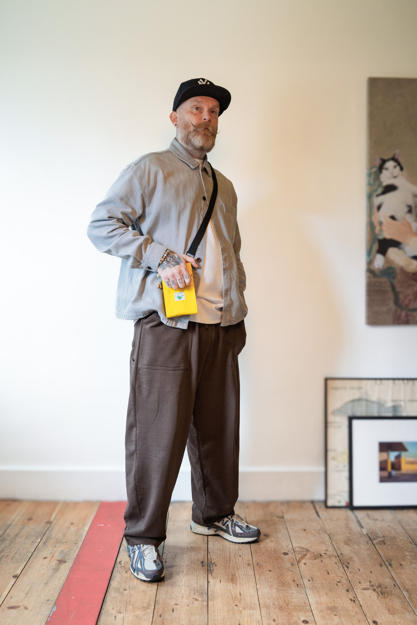 Vyn Utility Travel and daily wallet / utility bag in vegan cotton canvas